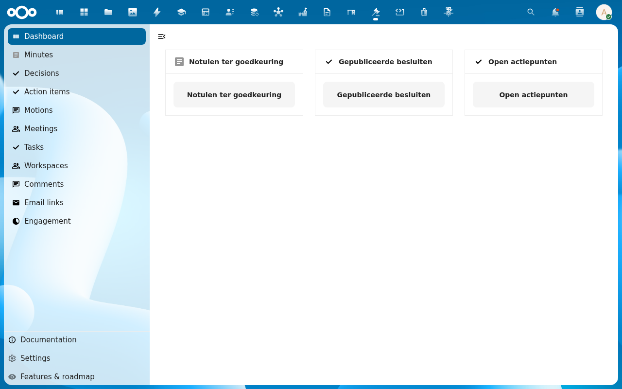 Decidesk dashboard