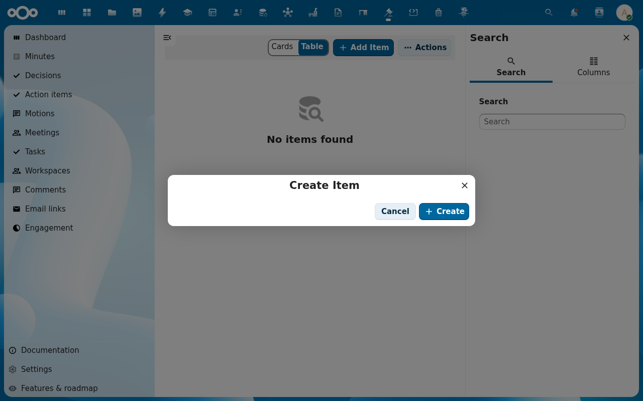 Add member dialog